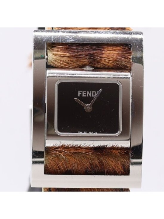 Fendi Accessories - Fendi Quartz Black Dial Watch